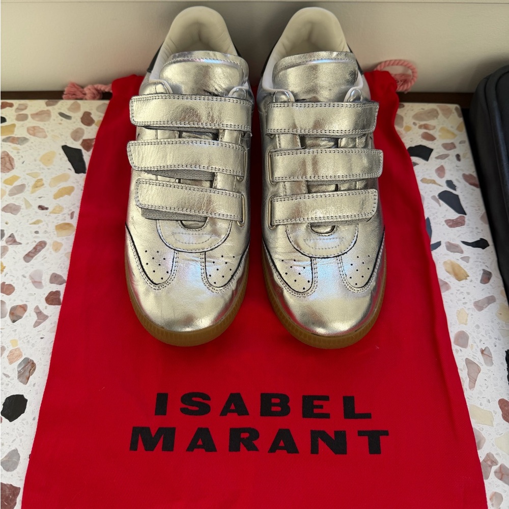 Isabel Marant BETH SNEAKERS low-top leather sneakers 39